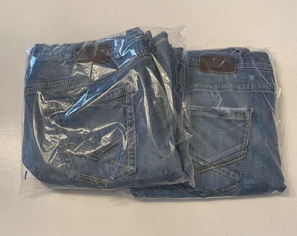 BKE Buckle Men Jeans Size 40 Reg Blue Denim Derek Boot Seth Straight LOT OF 2